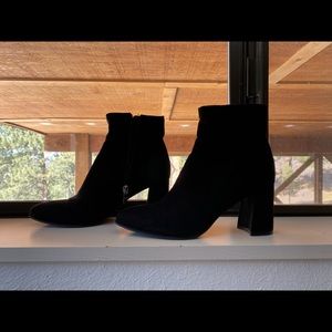 Black heeled boots. Super cool, I’ve just worn them once for a fancy party